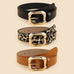 TEXTURED ANGLED RECTANGLE SHAPED BUCKLE | 40BT651