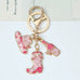 WESTERN BOOT HAT WINE BAG CHARM KEYCHAIN | 40KC156