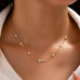 18K STAINLESS STEEL TARNISH FREE CROSS NECKLACE | 40NK9453