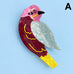 Whimsical Colorful Bird Hair Claw Clips | 40H1228