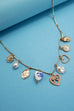 CHARM NECKLACE-CERAMIC PORCELAIN HEART PEARL |  80N91553