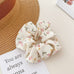 CHIFFON FLORAL TOILE SCRUNCHIES SET OF 3 | 40S738