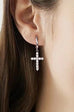 18K STAINLESS STEEL WATERPROOF TARNISH FREE HOOPS | 40E365