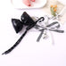 TRENDING PUFFY BOW ROPE PEARL BAG CHARM KEYCHAIN | 40KC158