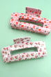 LARGE FLORAL DAISY ROSE PETAL HARI CLAW CLIPS | 40H940