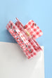 CHECKER CHERRY HAIR CLAW CLIPS | 40H943