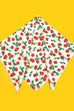 COTTON CHERRY PRINT SILKY FEELING BANDANA SCARF | 40SC646