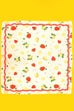 STRAWBERRY PRINT SILKY FEELING BANDANA SCARF | 40SC650