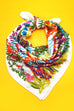 COTTON FLORAL PRINT SILKY FEELING BANDANA SCARF | 40SC648