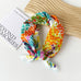 COTTON FLORAL PRINT SILKY FEELING BANDANA SCARF | 40SC648