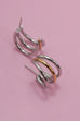 18K Stainless Steel Tarnish Free Waterproof Hoop | 40E369