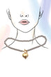 18K Stainless Steel Tarnish Free Waterproof Neck | 40NK9505