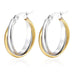18K Stainless Steel Tarnish Free Waterproof Hoop | 40E375