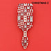 CHRISTMAS HOLIDAY DETANGLE PADDLE HAIR BRUSH COMB | 40HC106