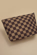 TRAVEL CHECKER COSMETIC MAKEUP POUCH BAG | 40P571