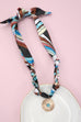 HANDMADE SCARF NECKLACE - HEART | 80N91790