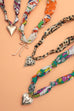 HANDMADE SCARF NECKLACE - HEART | 80N91790
