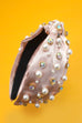 CHRISTMAS RHINESTONE PEARL BEAD HAIR BAND HEADBAND | 40HB180