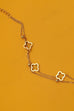 18K STAINLESS STEEL TARNISH FREE CLOVER BRACELET | 40B5174