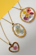 18K STAINLESS STEEL TARNISH FREE FLOWER NECKLACE | 40NK9526
