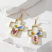 Vintage Dried Flower Earrings | 40E384