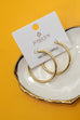 18K Stainless Steel Tarnish Free Waterproof Hoop | 40E387