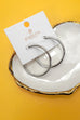 18K Stainless Steel Tarnish Free Waterproof Hoop | 40E387