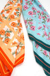 OVERSIZED FLORAL PRINT BANDANA SCARF WRAP | 40SC670