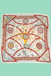 VINTAGE FLORAL PRINT SILKY FEEL BANDANA SCARF | 40SC674
