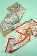 VINTAGE FLORAL PRINT SILKY FEEL BANDANA SCARF | 40SC674
