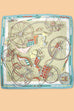 DESIGNER PRINT SILKY FEEL BANDANA SCARF | 40SC675