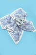 LARGE FLORAL TOILE PRINT BANDANA SCARF | 40SC676