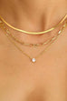 18K STAINLESS STEEL TARNISH FREE LAYERED NECK | 40NK9540