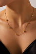 18K STAINLESS STEEL TARNISH FREE RHINESTONE NECK | 40NK9543