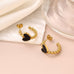 18K Stainless Steel Tarnish Free Waterproof Hoop | 40E399