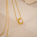 18K STAINLESS STEEL TARNISH FREE PEARL NECKLACE | 40NK9544