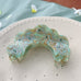LARGE VINTAGE STYLE HALF MOON HAIR CLAW CLIPS | 40H984