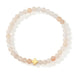 BOHO CROSS NATURAL STONE PERSONALIZED BRACELET | 40B5184