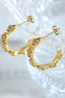 18K STAINLESS STEEL WATERPROOF TARNISH FREE HOOPS | 40E400