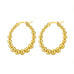 18K STAINLESS STEEL WATERPROOF TARNISH FREE HOOPS | 40E404