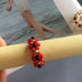 HANDMADE BEADED FLOWER STRETCH RINGS | 40R113