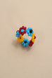 HANDMADE BEADED FLOWER STRETCH RINGS | 40R113