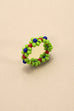 HANDMADE BEADED FLOWER STRETCH RINGS | 40R113
