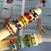 HANDMADE BEADED FLOWER STRETCH RINGS | 40R113