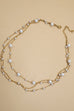 18K STAINLESS STEEL TARNISH FREE LAYERED NECKLACE | 40NK9551