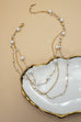 18K STAINLESS STEEL TARNISH FREE LAYERED NECKLACE | 40NK9551