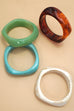 LUXURY IRREGULAR SQUARE SHAPE CUFF BANGLE | 40B5188