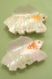 BEACH OCEAN PVC SEASHELL FISH HAIR CLAW CLIPS | 40H992