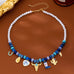 Western Coastal Blue Beaded Multi-Charm Necklace | 80N93912