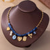 Beaded & Gold Chain Multi-Charm Strand Necklace | 80N93913
